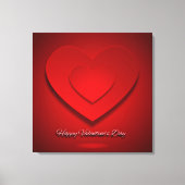 Gelukkige Valentijnsdag Achtergrond-25565 Canvas Afdruk (Voorkant)