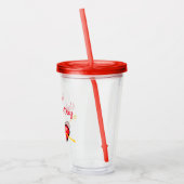 Gelukkige Valentijnsdag Acryl Drinkbeker (Links)