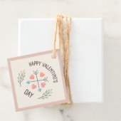 Gelukkige Valentijnsdag - Arrows Bedankjes Labels (In situ)