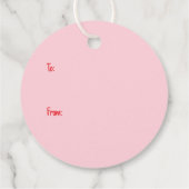 Gelukkige Valentijnsdag Beagle Honden Bedankjes Labels (Achterkant)