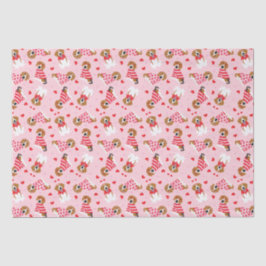 Gelukkige Valentijnsdag Beagle Honden Tissuepapier