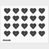 Gelukkige Valentijnsdag Beagle Koppel Hart Sticker (Vel)