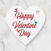 Gelukkige Valentijnsdag Bedankjes Labels (Achterkant)