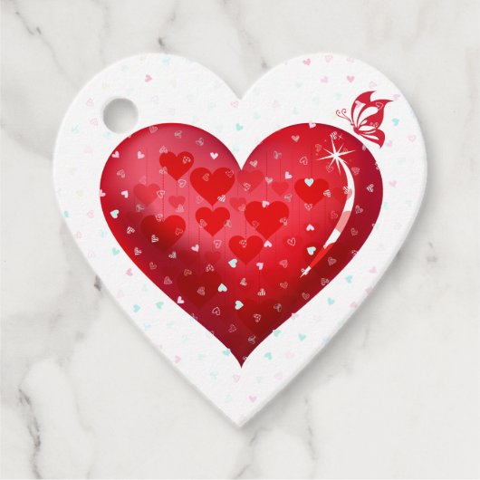 Gelukkige Valentijnsdag Bedankjes Labels (Voorkant)