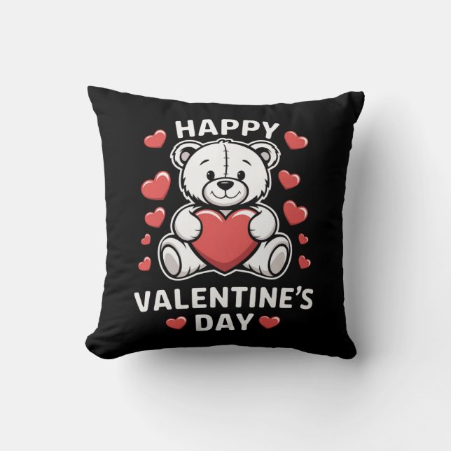 Gelukkige Valentijnsdag Beer vday  Kussen (Voorkant)