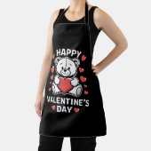 Gelukkige Valentijnsdag Beer vday  Schort (Insitu)