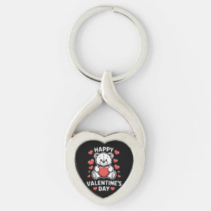 Gelukkige Valentijnsdag Beer vday Sleutelhanger