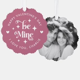 Gelukkige Valentijnsdag ben mijn harten foto Ornament Kaart