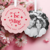 Gelukkige Valentijnsdag ben mijn harten foto Ornament Kaart