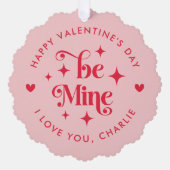 Gelukkige Valentijnsdag ben mijn harten foto Ornament Kaart (Voorkant)