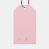 Gelukkige Valentijnsdag Berner Berghonden Cadeaulabel (Achterkant)