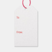 Gelukkige Valentijnsdag Berner Berghonden Cadeaulabel (Achterkant)