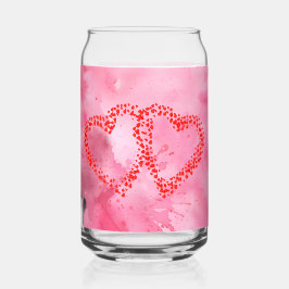 Gelukkige Valentijnsdag Blikvorm Glas