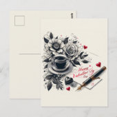 Gelukkige Valentijnsdag Briefkaarten (Voorkant / Achterkant)