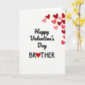Gelukkige Valentijnsdag Broer Kaart (Gele Bloem)