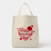 Gelukkige Valentijnsdag cadeau Tote Bag (Achterkant)