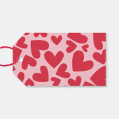 Gelukkige Valentijnsdag Cadeaubonnen Cadeaulabel (Achterkant Horizontaal)