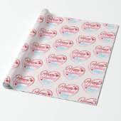 Gelukkige Valentijnsdag Cadeaupapier (Uitgerold)