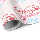 Gelukkige Valentijnsdag Cadeaupapier (Rol Hoek)