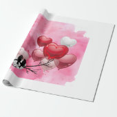 Gelukkige Valentijnsdag Cadeaupapier (Uitgerold)