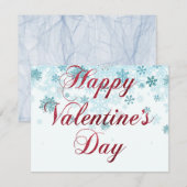 Gelukkige valentijnsdag cadeauuitnodiging kaart 20 (Voorkant / Achterkant)