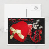 Gelukkige Valentijnsdag Chihuahua Feestdagenkaart (Voorkant / Achterkant)