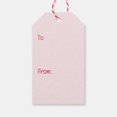 Gelukkige Valentijnsdag Chihuahua honden Cadeaulabel (Achterkant)