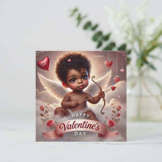 Gelukkige Valentijnsdag Cupido 1 (Staand voorkant)