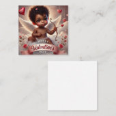 Gelukkige Valentijnsdag Cupido 1 Notitiekaartje (Voorkant / Achterkant)