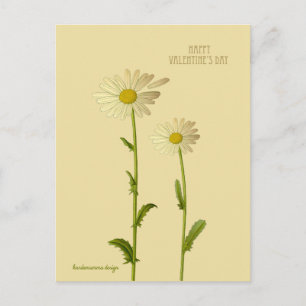 Gelukkige Valentijnsdag - Daisy flower Feestdagenkaart
