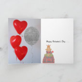 Gelukkige Valentijnsdag De magie van de liefde Kaart (Binnen)