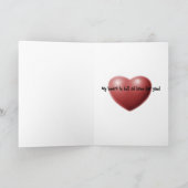 Gelukkige Valentijnsdag - de Panda draagt Feestdagen Kaart (Binnen)