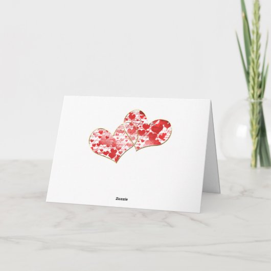 Gelukkige Valentijnsdag! De Sjabloon van de foto (Achterkant)