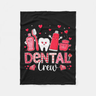 Gelukkige Valentijnsdag Dental Crew Love Dental As Fleece Deken