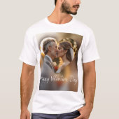 Gelukkige Valentijnsdag design T-shirt (Voorkant)