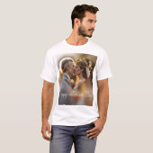Gelukkige Valentijnsdag design T-shirt (Voorkant volledig)