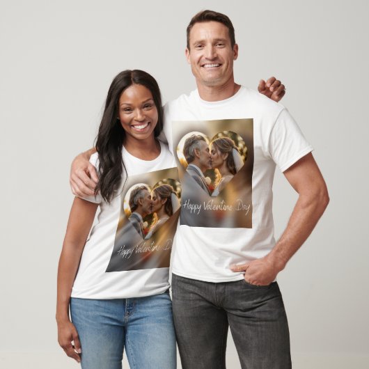 Gelukkige Valentijnsdag design T-shirt (Unisex)
