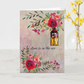 Gelukkige Valentijnsdag die BloemenKaart 2 Kaart (Gele Bloem)