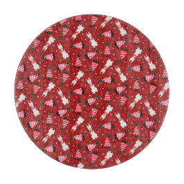 Gelukkige Valentijnsdag Dobermann Honden Snijplank