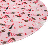 Gelukkige Valentijnsdag Dobermann Honden Snijplank (Hoek)