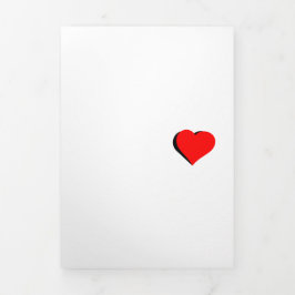 Gelukkige Valentijnsdag Drieluik Uitnodiging