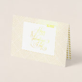 Gelukkige Valentijnsdag Elegante Luxe Goud Folie Kaarten (Voorkant)