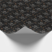 Gelukkige Valentijnsdag Elementen Naadloos Patroon Cadeaupapier (Hoek)