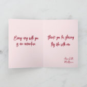 Gelukkige Valentijnsdag Elf's met harten Kaart (Binnen)