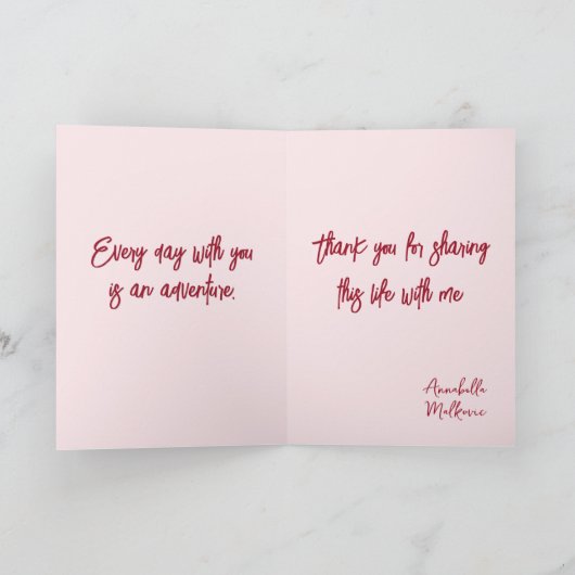 Gelukkige Valentijnsdag Elf's met harten Kaart (Binnen)