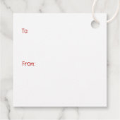 Gelukkige Valentijnsdag Engelse Bulldog Bedankjes Labels (Achterkant)