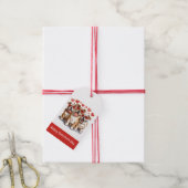 Gelukkige Valentijnsdag Engelse Bulldog Cadeaulabel (Met Touw)