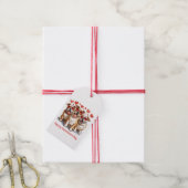 Gelukkige Valentijnsdag Engelse Bulldog Cadeaulabel (Met Touw)