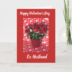 Gelukkige Valentijnsdag ex-man kaart