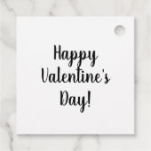 Gelukkige Valentijnsdag feest gunst cadeau labels (Achterkant)